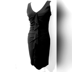 Enfocus Studio Black Ruffle Dress. Party Event, Cocktail Dress. Size 6